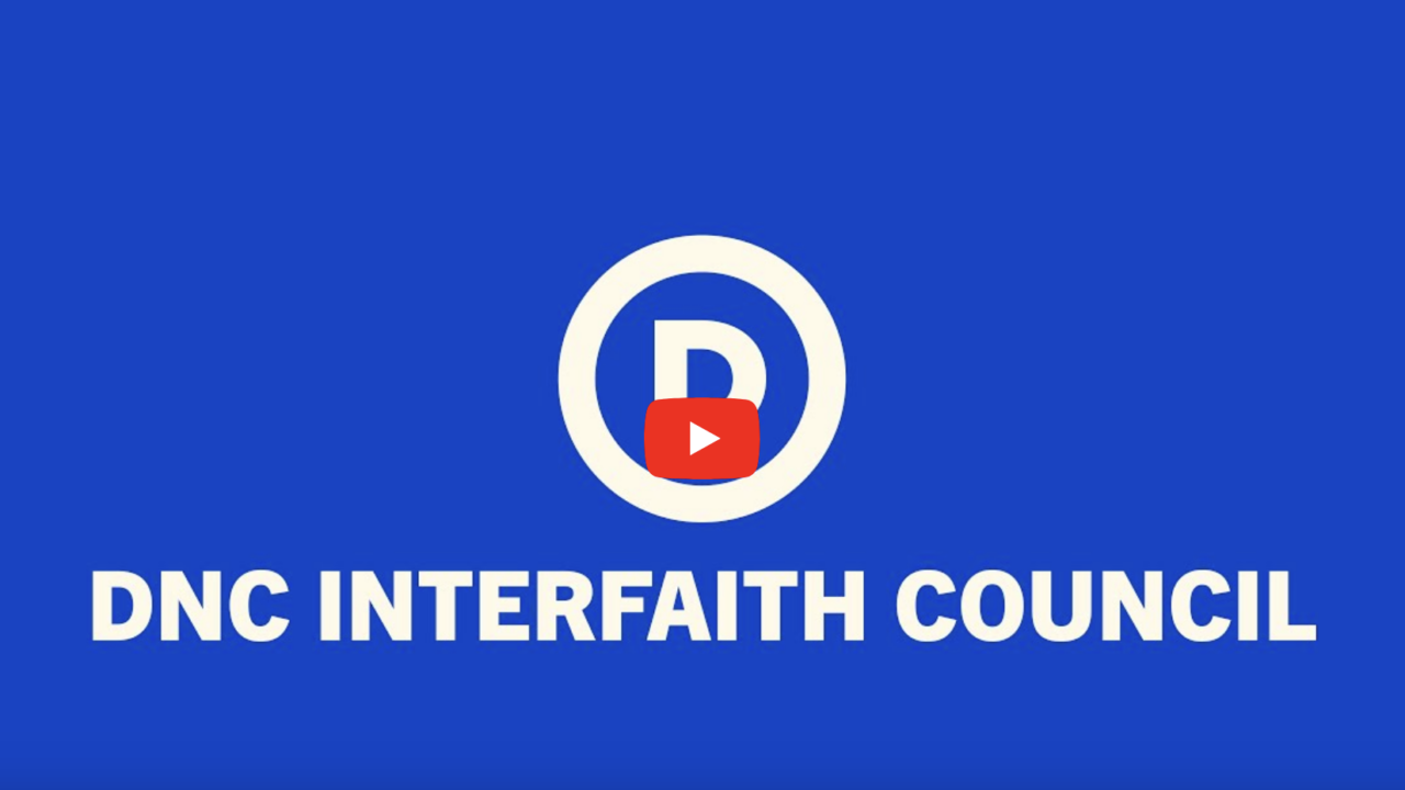 DNC logo for Interfaith Council video.